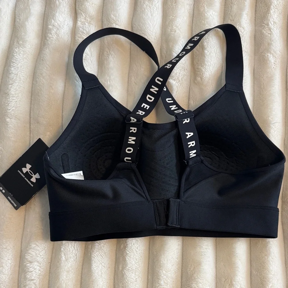 Under Armour Black Cross-Back Bra - Picture 2 of 4